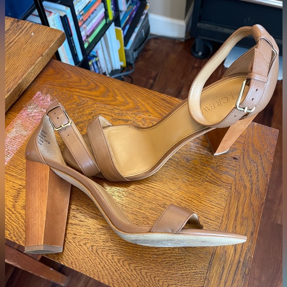J. Crew Factory Ankle Strap Heels - Picture 3 of 6